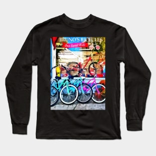 Bicycles - Bicycles and Chocolate Long Sleeve T-Shirt